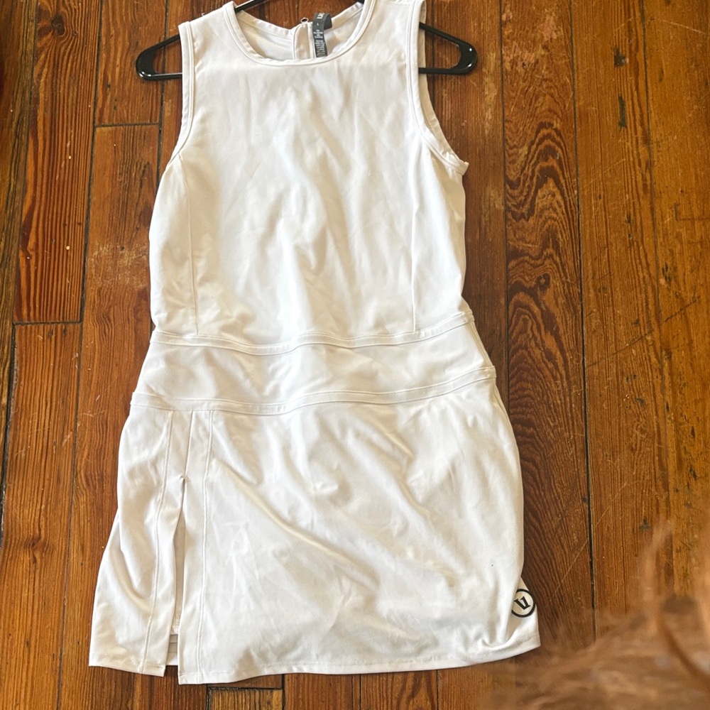 Vuori White Sleeveless Mini Dress